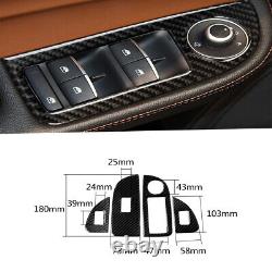 13Pcs Carbon Fiber Full Set Interior Cover Trim For Alfa Romeo Giulia 17-19 NEW