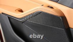 15PCS Real Dry Carbon fiber Full Interior Cover For BMW X5 G05 19-20 Accessories