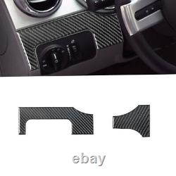 15Pcs Car Carbon Fiber Full Interior Kit Set Trim Cover For Ford Mustang
