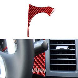 17Pcs Car Red Carbon Fiber Full Interior Set Kit For Mitsubishi Lancer 2008-15