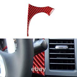 17Pcs Red Carbon Fiber Full Interior Set Kit For Mitsubishi Lancer 2008-15