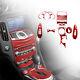 17pcs Red Carbon Fiber Full Interior Kit for Nissan 370Z 2009-20