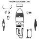 18Pcs Carbon Fiber Full Interior Stickers Cover Trim For Toyota Celica 00-05 RHD
