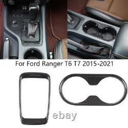 18pc ABS Carbon fiber Car Interior Full Trim Set For Ford Ranger T7 T8 2015-21