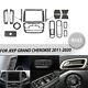 19xFor Jeep Grand Cherokee 2011-20 Carbon Fiber Full Interior Kit Set Cover Auto