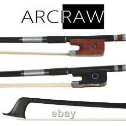 2 PCS  ARCRAW Carbon Fiber Cello Bow 4/4 Full Size