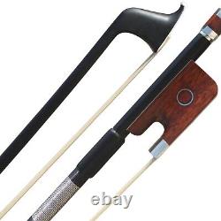 2 PCS  ARCRAW Carbon Fiber Cello Bow 4/4 Full Size