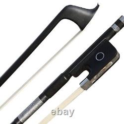 2 PCS  ARCRAW Carbon Fiber Cello Bow 4/4 Full Size