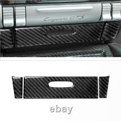 23Pc Carbon Fiber Interior Full Set Cover Trim For Porsche Cayenne Sport 2003-10