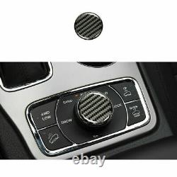 23Pc For Jeep Grand Cherokee 2014-2018 Carbon Fiber Interior Full Set Cover Trim