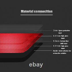 26Pcs Red Carbon Fiber Full Exterior Kit Cover Trim Sticker For Toyota Supra A90