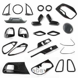 26pcs Carbon Fiber full interior Decor Cover Trim Kit For 2017+ Chevrolet Camaro