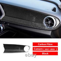 27Pcs For Chevrolet Camaro 17-19 Carbon Fiber Full Set Interior Cover Sticker-E