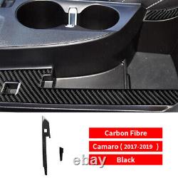 27Pcs For Chevrolet Camaro 17-19 Carbon Fiber Full Set Interior Cover Sticker-E