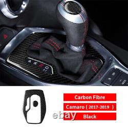 27Pcs For Chevrolet Camaro 17-19 Carbon Fiber Full Set Interior Cover Sticker-E