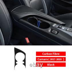 27Pcs For Chevrolet Camaro 17-19 Carbon Fiber Full Set Interior Cover Sticker-E