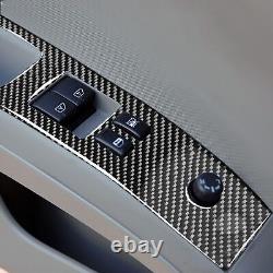 28Pcs Car Carbon Fiber Full Set Interior Dashboard Cover For Nissan 350Z 2003-09