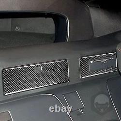 28Pcs Car Carbon Fiber Full Set Interior Dashboard Cover For Nissan 350Z 2003-09