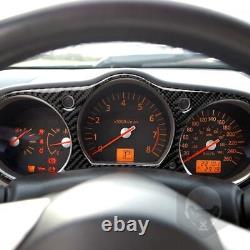 28Pcs Car Carbon Fiber Full Set Interior Dashboard Cover For Nissan 350Z 2003-09