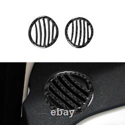 28Pcs RHD Carbon Fiber Interior Full Set Trim Sticker For Fiat 500 2012-2015