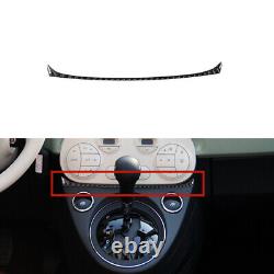 28Pcs RHD Carbon Fiber Interior Full Set Trim Sticker For Fiat 500 2012-2015