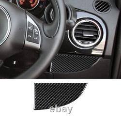 28pcs Carbon Fiber Full Kit Interior Trim Set For Fiat 500 2012-2015