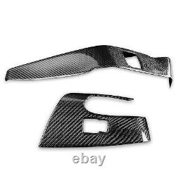 3-Piece Lift Switch Panel Full Carbon Fiber Door Cover for Corvette C7 14-19