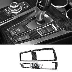 30PCS For BMW X3 F25 X4 F26 Carbon Fiber Full Center Console Interior Trim