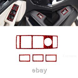 32pcs Red Carbon Fiber Interior Full Kits Interior Trim For Mercedes GLA CLA