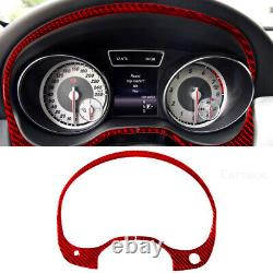 32pcs Red Carbon Fiber Interior Full Kits Interior Trim For Mercedes GLA CLA