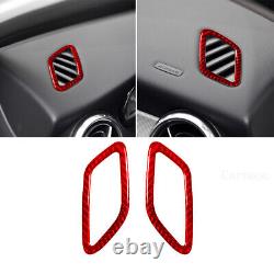 32pcs Red Carbon Fiber Interior Full Kits Interior Trim For Mercedes GLA CLA