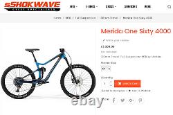 £3300 CARBON FIBRE Merida ONE-SIXTY 7 4000 Mountain Bike VIEW SWANSEA/BRIDGEND