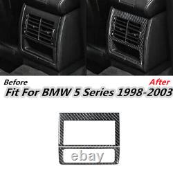 35Pcs/Set Carbon Fiber Interior Full Kit Cover Trim For BMW 5 Series E39 M5 RHD