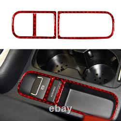 35pcs Red Carbon Fiber Full Kits Interior Trim For VW Tiguan