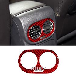 35pcs Red Carbon Fiber Full Kits Interior Trim For VW Tiguan