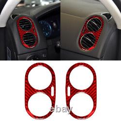 35pcs Red Carbon Fiber Full Kits Interior Trim For VW Tiguan