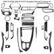 36X Carbon Fiber Manual Full Interior Kit Set Cover Trim For BMW Z4 E89 WithO NAV