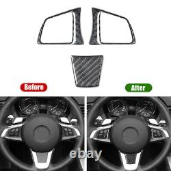 36X Carbon Fiber Manual Full Interior Kit Set Cover Trim For BMW Z4 E89 WithO NAV