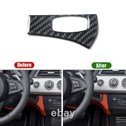 36X Carbon Fiber Manual Full Interior Kit Set Cover Trim For BMW Z4 E89 WithO NAV