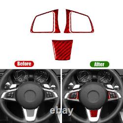 37PCS Carbon Fiber Automatic Full Interior Kit Cover Trim For BMW Z4 E89 With NAV