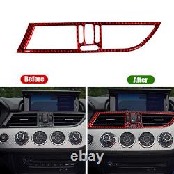 37PCS Carbon Fiber Automatic Full Interior Kit Cover Trim For BMW Z4 E89 With NAV