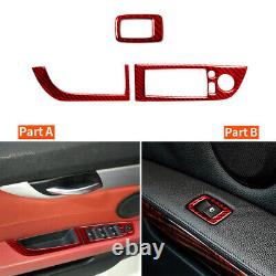 37PCS Carbon Fiber Automatic Full Interior Kit Cover Trim For BMW Z4 E89 With NAV