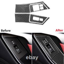 38Pcs Carbon Fiber RHD Interior Full Kit Cover Trim For Nissan GT-R R35 2008-16