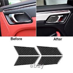 39Pcs For Porsche Macan 2014-2019 Carbon Fiber Full Interior Kit Set Cover Trim