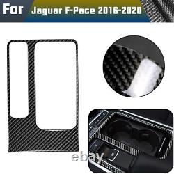 39Pcs RHD Carbon Fiber Stickers Full Interior Kit Trim For Jaguar F-Pace 2016-20