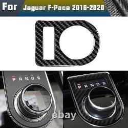 39Pcs RHD Carbon Fiber Stickers Full Interior Kit Trim For Jaguar F-Pace 2016-20