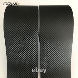 3D Carbon Fiber Black Vinyl Wrap Film Self adhesive Tape Sticker Bubble Free