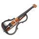 4/4 Electric Violin Dark Colored Wood Grain Carbon Fiber Full Size Silent El EOM