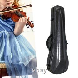 4/4 Full Size Violin Case Lightweight Carbon Fiber Violin Box for Outdoor