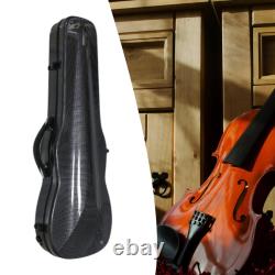 4/4 Full Size Violin Case Lightweight Carbon Fiber Violin Box for Outdoor